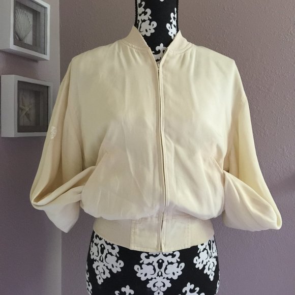 SOLD MOSCHINO Vintage Bomber Jacket Sequin Italy 8 - Picture 3 of 16